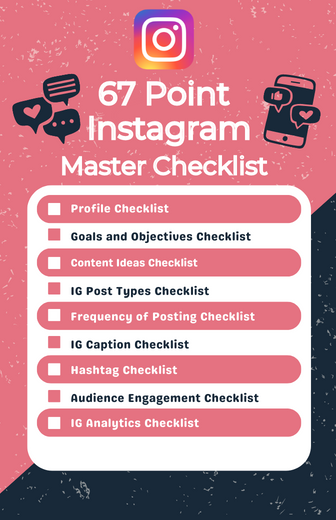 Instagram Master Checklist